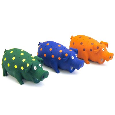 Multipet Polka Dot Pigs Latex Dog Toys 3 pk. Sam s Club