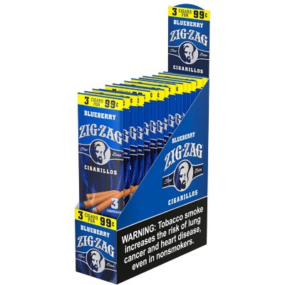 Zig Zag Cigarillos Blueberry 15 pk. Sam's Club