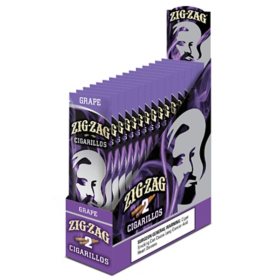 Zig Zag Cigarillos Grape 2 ct., 15 pk.