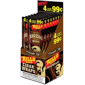 Zig Zag Straight Up Cigars Wraps (4 ct., 15 pk.)