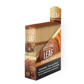 Zig Zag Natural Leaf Wraps Vanilla Cream 2 ct., 25 pk.