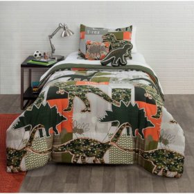 Dinosaur 5 Piece Comforter Set Full Queen Sam S Club