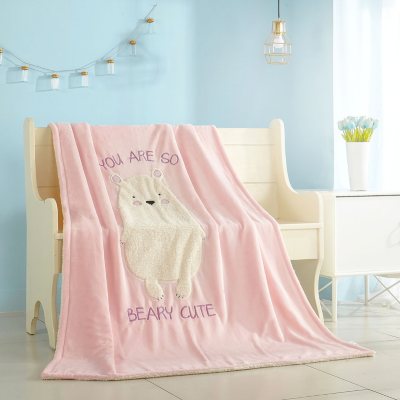 teddy bear sherpa blanket