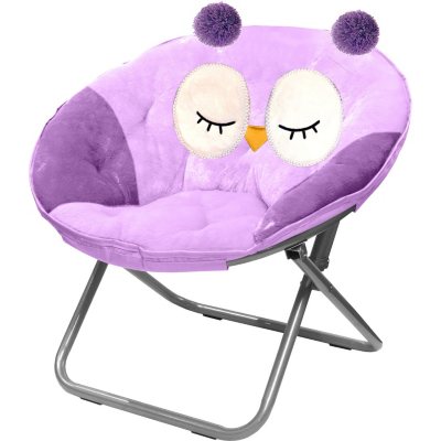 American kids plush animal saucer chair on sale