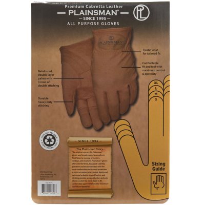 Wells Lamont Grain Leather Glove - 3 pk. - XL - Sam's Club