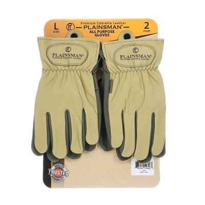 Plainsman Torque Premium Cabretta Leather Gloves - 2 Pack - Sam's Club