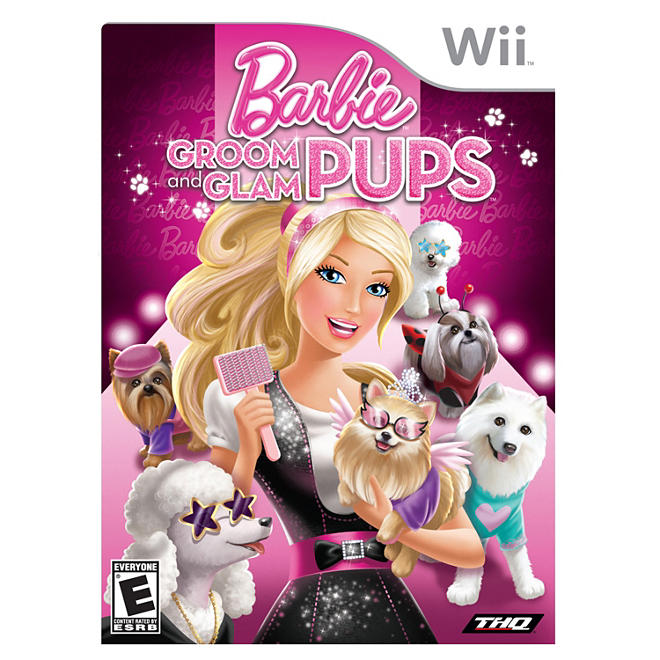 Barbie Groom and Glam Pups - Wii