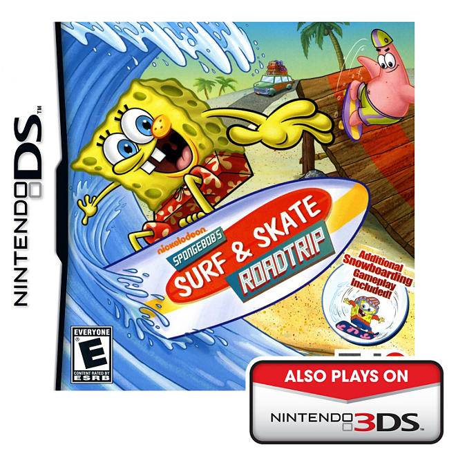 Spongebob's Surf & Skate Roadtrip - NDS
