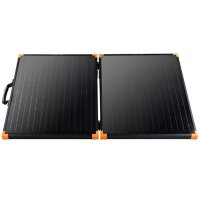 FLEXSOLAR 200W Foldable Monocrystalline Rigid Portable Solar Panel Suitcase with Kick Stand