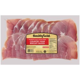 Smithfield Sugar Cured Country Ham Biscuit Slices (24 oz.)