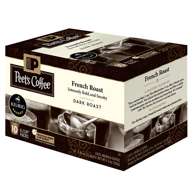 Peet's Coffee French Roast, Dark Roast (60 K-Cups)
