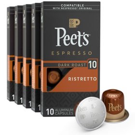 Peet's Coffee Ristretto Intensity 10 Dark Roast Pods 50 ct.