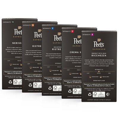  Peet's Coffee Gifts, Espresso Coffee Pods Variety Pack