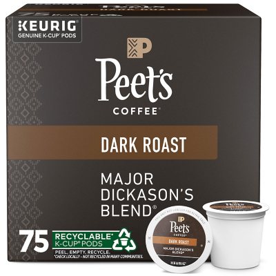Peet's Coffe Major Dickason's Blend K-cups (75 ct.)