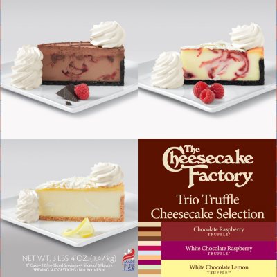 The Cheesecake Factory Trio Truffle Cheesecake Selection (52 oz.) - Sam's  Club