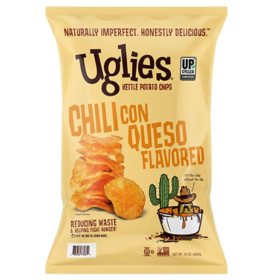 Uglies Kettle Cooked Chile Con Queso Potato Chips, 24 oz.