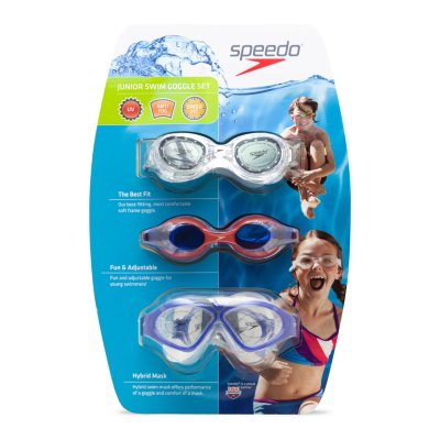 speedo junior goggles 3 pack