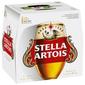 Stella Artois Lager Beer, 11.2 fl. oz. bottle, 12 pk.