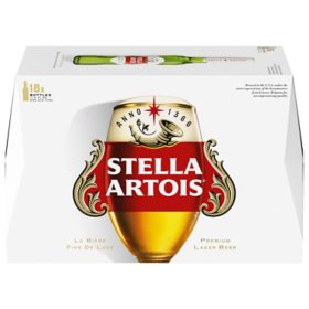 Stella Artois (11.2 fl. oz. bottle, 18 pk.)