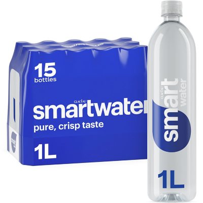 Glaceau SmartWater Bottled Water (1 L., 15 pk.) - Sam's Club