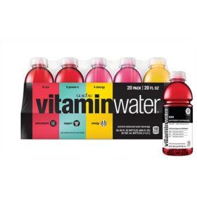 Glaceau Vitaminwater Variety Pack 20 fl. oz., 20 pk.