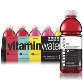 Glaceau Vitaminwater Variety Pack 20 fl. oz., 20 pk.