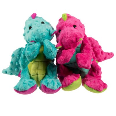 goDog Dragons Large Dog Toys with Chew Guard Technology 2 pk