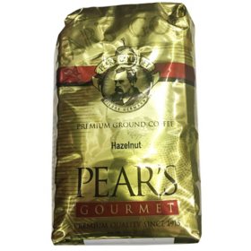 PEAR'S GOURMET Premium Ground Coffee, Hazelnut 32 oz.