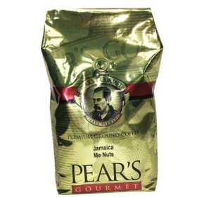 PEAR'S GOURMET Premium Ground Coffee, Jamaica Me Nuts 32 oz.