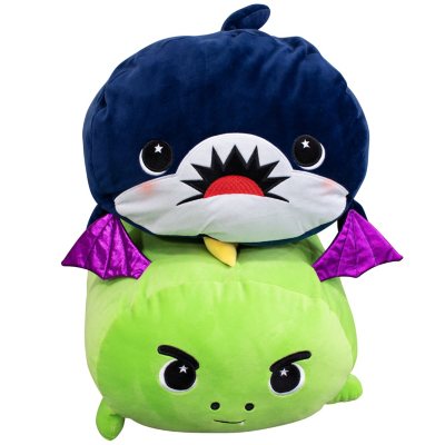 moosh moosh holiday axolotl pillow plush toy