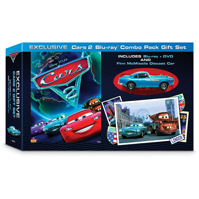 Cars 2 (Exclusive Gift Set with Finn McMissile Diecast Car)
