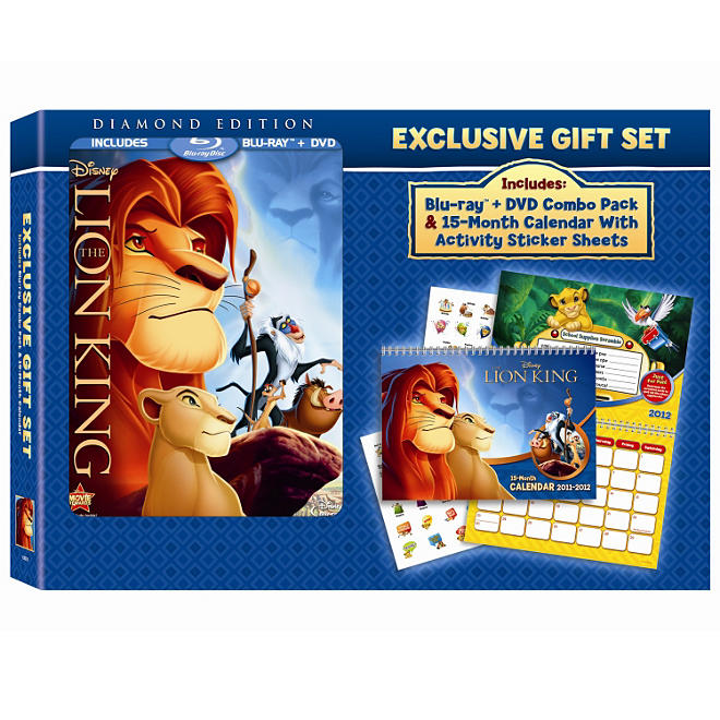 The Lion King (Diamond Edition Exclusive Gift Set w/ 15-month Calendar & Activity Sticker Sheets)