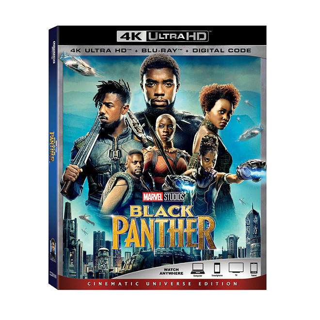 Black Panther (4k + Blu-ray + Digital)