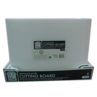 White 15"Wx20"D Commercial Cutting Board Economy 