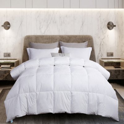 Photos - Bed Linen Martha Stewart 240 Thread Count White Goose Feather and Down Comforter- Twin:- Twin MS003035 