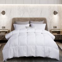 Martha Stewart 240 Thread Count White Goose Feather and Down Comforter (Various Sizes)