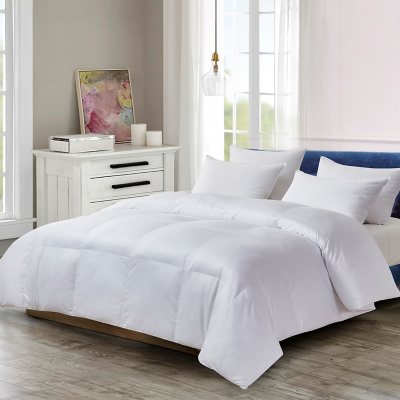 Brushed Down Alternative Twin Comforter in White