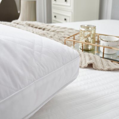 Goose Feather Doen Pillows Set of 2, PCM - White - On Sale - Bed Bath &  Beyond - 38434344