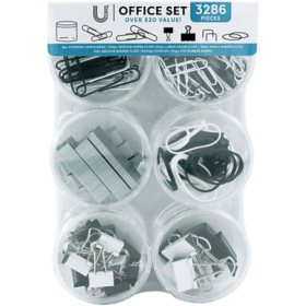 U Style Office Supply & Storage Set, 3,286 Pieces