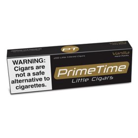 Primetime Little Cigars Vanilla 10 ct., 20 pk.