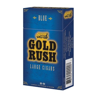 Gold Rush Blue Large Filtered Cigars (20 ct., 10 pk.)