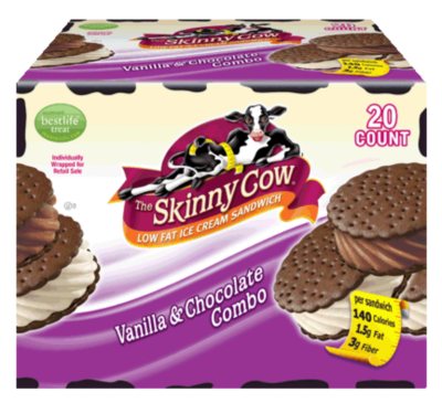 Nutrition in skinny cow ice 2025 cream sandwich