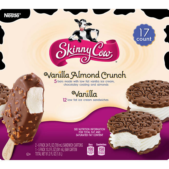 Skinny Cow Ice Cream Variety Pack (17 ct. box)