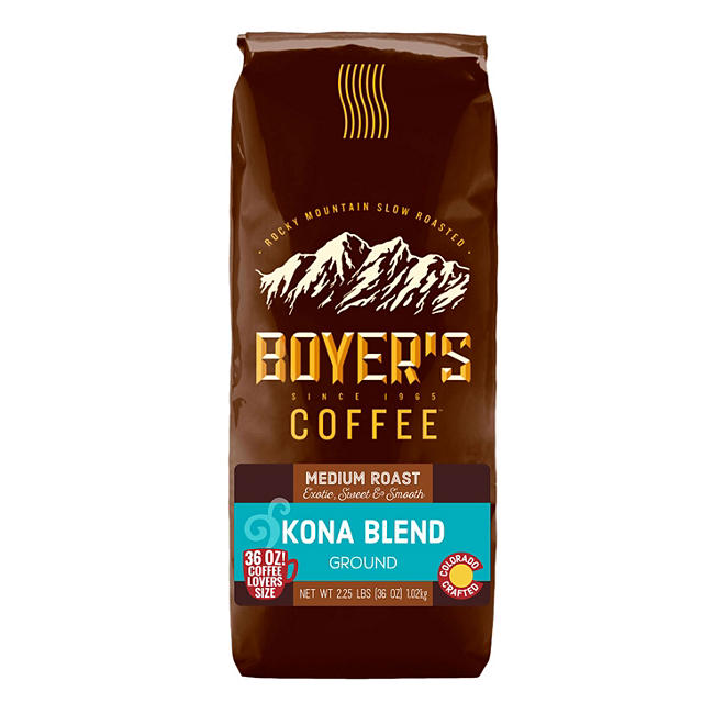 Boyer's Ground Coffee, Kona Blend (2.25 lb.)
