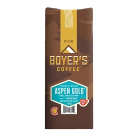 Boyer's Coffee Aspen Gold Medium Roast Whole Bean, 36 oz.
