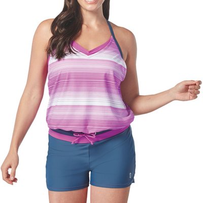 Racerback Tankini and Swim Shorts 