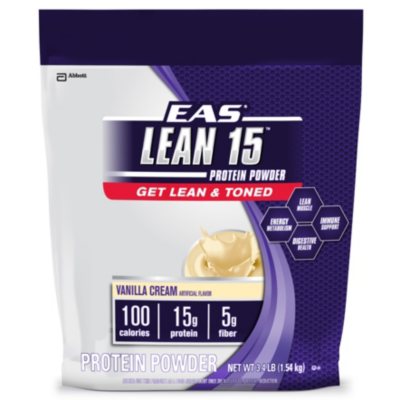 EAS Lean 15 Protein Powder, Vanilla Cream (3.4 lb.) - Sam's Club