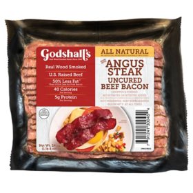Godshall's Angus Steak Uncured Beef Bacon (24 oz.)