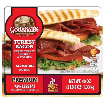 Godshall's Turkey Bacon (2.5 lb.) - Sam's Club