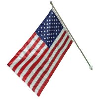 Liberty Flag American Flag Kit 3' X 5' Flag  with 6 'Aluminum Pole